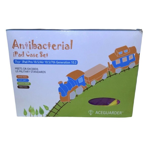 Aceguarder Antibacterial IPad‎ Case Set IPad Pro 10.5/Air 10.5/7th Gen 10.2 NEW - Picture 1 of 9